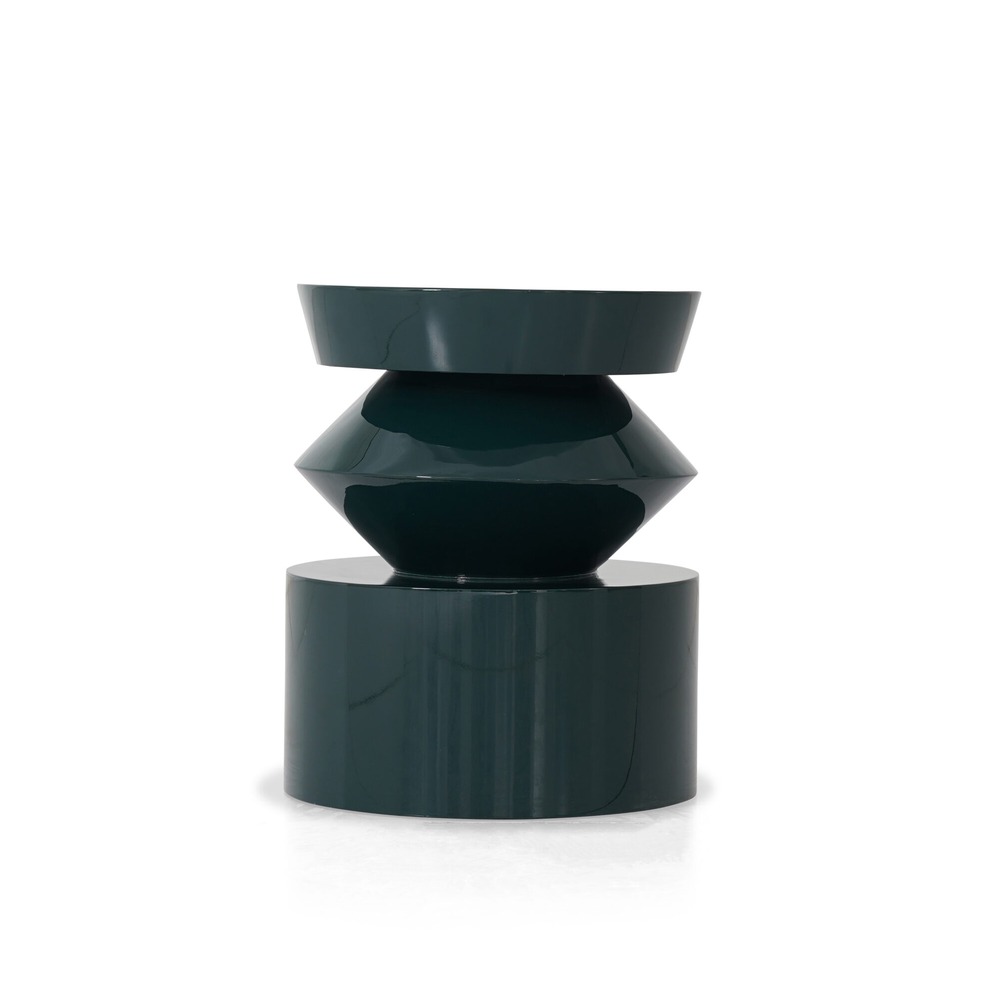 Asta Lacquered Wood Side Table