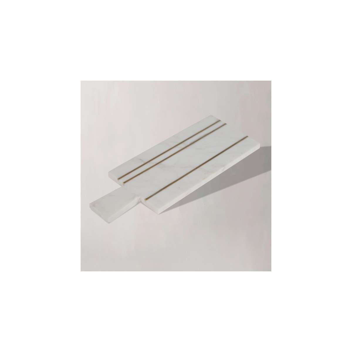 CHOPPING BOARD WITH BRASS STRIPS